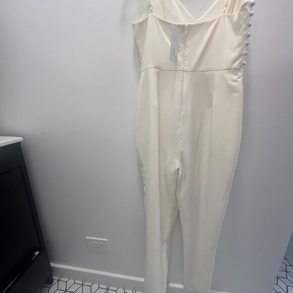 Lovers + Friends Norrie Jumpsuit - White (NWT) - Picture 5 of 6